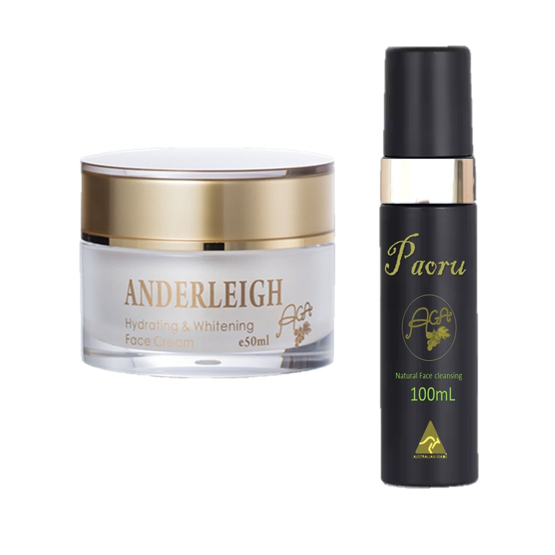 有機玫瑰玫瑰潔顏慕斯 & 保濕亮白面霜